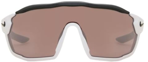 Nike SHOW X RUSH E DZ7369 100 White/Road Tint Sunglasses Unisex Iniettato, Shield, 58