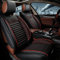 Auto-SitzbezüGe für VW Tiguan/Tiguan R/Tiguan Sport Style/Tiguan L 2007-2016 5-Sitze, Leder Luxus Voll Vorderseite Und RüCkseite SchonbezüGe, Auto-ZubehöR Schonbezug AutositzbezüGe Kompatibel