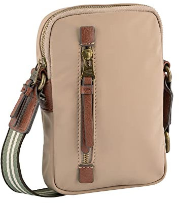 camel active Bari Damen Handytasche Umhängetasche Mittelgroß Beige