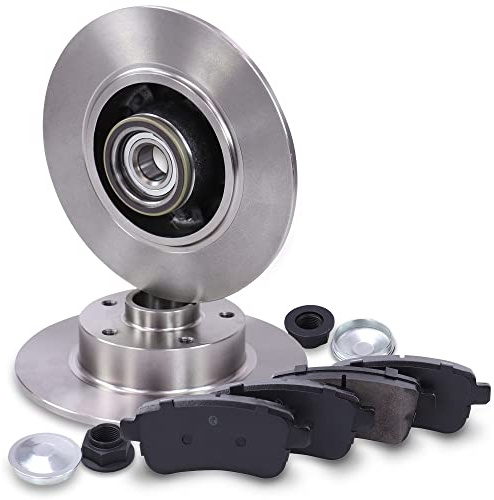 ATEC Germany Bremsenset Bremsscheiben + Bremsbeläge hinten ha 40577860 | Kompatibel mit: RENAULT GRAND SCÉNIC III, MEGANE CC, MEGANE III Grandtour, SCÉNIC III