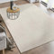 the carpet Rio - moderner und weicher Teppich Wohnzimmer Schlafzimmer mit Anti-Rutsch-Rücken und 3D-Optik, Flauschige Oberfläche, pflegeleicht und robust, Creme, 160 x 220 cm