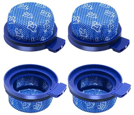 4 Stück HEPA-Filter für Samsung Bespoke Jet Waschbarer Mikrofilter Kompatibel mit Samsung VS20A95923W, DJ97-03090A, VS20A95823W/SA, VS20A95993W/SA, Staubsauger Filter Zubehör