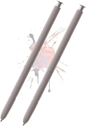 2 Stück Galaxy S24 Ultra S Pen Ersatz (ohne Bluetooth) für Samsung S Pen Smartphone Eingabestift EJ-PS928 für Galaxy S24 Ultra, Grau