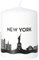 Goodtimes Stumpenkerze New York Skyline (Weiß)