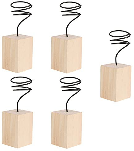 Milisten 5piezas Soporte De Madera para Plantas De Aire Expositor Decorativo para Hogar Y Oficina para Ocasiones