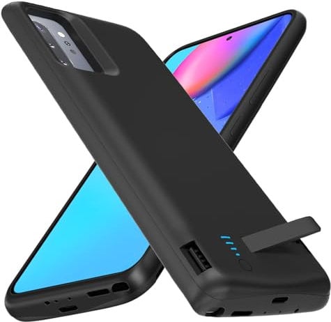 Giabuao Battery Case for Samsung Galaxy Note 10 Plus, 7000mAh Slim Rechargeable Charging Case Extended Charger, Backup Battery Charger Portable Power Bank for Samsung Galaxy Note 10+ (6.8) - Black