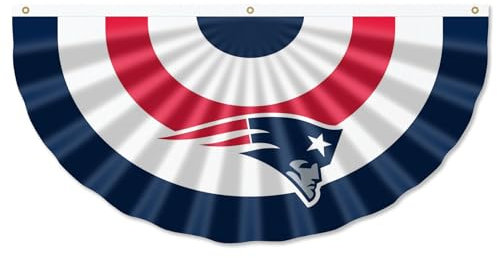 WinCraft New England Patriots Wimpelkette Plissee Fan Banner