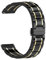 NVYRFS 18mm 20mm 22mm 24mm Keramik Uhrenarmband Edelstahl Armband Gebogene Schnittstelle Uhrenarmband(D,18mm)