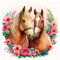Diamond Painting Peinture Diamant Adulte DIY Cheval Peinture Broderie Diamant Painting Kit Complet Pour Décoration Murale 30x30cm