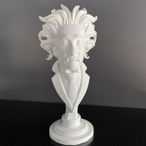 Albert Einstein Büste, Art-Deco, Büro und Heimdekoration, 20 cm Skulptur