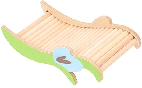 BESPORTBLE Jouet Bois pour Hamster Plateforme Échelle pour Décoration De Cage Toboggan Échelle pour Petits Animaux