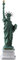 Outbit Freiheitsstatue Retro Kreativ Modell Freiheitsstatue Figur für Souvenirs Heimdekoration Kunsthandwerk 27cm