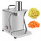 Commercial Machine,Electric Vegetable Dicer Commercial 200W Vegetable Chopper Dicer Shredder Automatic Onion Potato Cutter Food Processor Fruit Cutting Machine with Blades,12mm