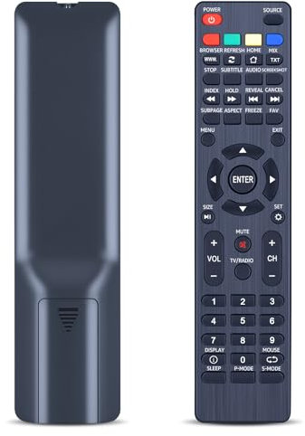 TCNOUMT Telecomando di ricambio compatibile con AKAI Smart TV AKTV5537S AKTV5836S AKTV6536S AKTV3921S AKTV4622S AKTV5036S AKTV5536S