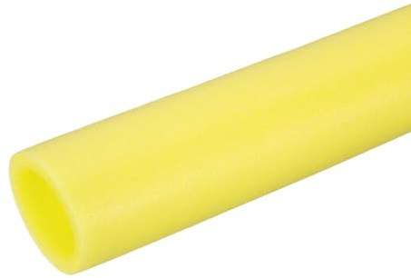 PATIKIL Rohrisolierung Schaumstoff Ø 60mm, 1m Lange 10mm Dick Isolierung Rohr Schaumstoffschlauch für Heizung Sanitär Heizungsrohr Schwimmbadgriff (Gelb)