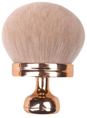 Pinceau de maquillage extra large pour le corps,creme jambes et le dos,pinceau fond de teint,pinceau applicateur de poudre bronzante pour fond de teint, applicateur de crème solaire (Doré)