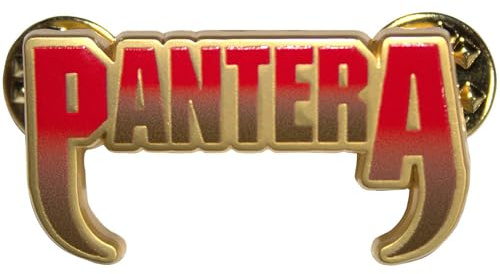 Pantera Fangs Band Logo Pin Badge One Size