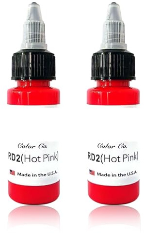 MYGLOAR 2 PCS Concentrated Schwarz Concentrated Black,für Futter & Schattierung, Professionelle Tattoo Farbe Concentrated Black Tattoo Ink Schwarze (Tiefrot 30+30ML)