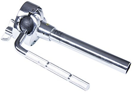 Fame TH-4 Tomhalter, 15cm Länge, 22mm Durchmesser, L-Stück 14cm, 13 mm Durchmesser, Verchromtes Finish, Kugelgelenk, Kompatibel mit DW, Gretsch, Ludwig Tom-Tom