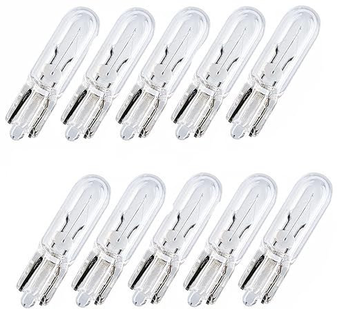 24 Volt - 10 Stück W1,2W T15 1,2Watt Nfz LKW Beleuchtung Armaturbeleuchtung Glühlampe, Glassockellampe, Glühbirne, Soffitte, Lampen