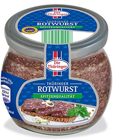 Die Thüringer Thüringer Rotwurst im Glas 130g