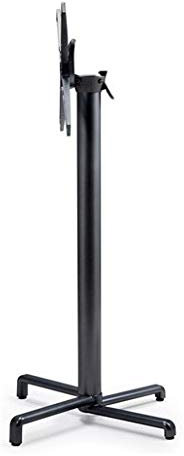 Dublino Nardi Stehtischgestell Tischbein Klappbar | Premium | PN5545/110 | Stehtisch | Aluminium | Höhe 107 cm | 6,7 kg | Standfläche 52x48 cm | max. Tischplattengröße 70x70 / Ø 70 cm