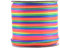 KONMAY 2.0mm Satinschnur/Flechtkordel Nylonschnur Friesen Faden Schnur für Schmuck Kunsthandwerk,45 Meters/Rolle, Regenbogen