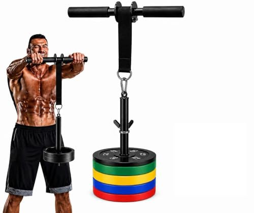 Unterarmtrainer Roller Blaster,Armkraft Training bis 100kg für Handgelenk | Rutschfeste Griffe,Robuste Stahlkonstruktion, EVA-Griff für Handgelenk,Unterarm Armkrafttraining Standard und Olympia Plates