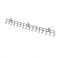Oypla 16 Hook Wall Mounted Garden Tool Storage Rack Hanger Shed & Garage