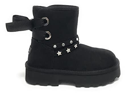 Scarpe bambino Liu-Jo stivaletto Nina 137 bootie microfiber nero Z22LJ05 4F1793 (numeric_37)