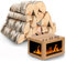 Brennholz für den Kamin Holzarten wählbar, 7 bis 450 Kg Kammergetrocknetes Kaminholz Birke 100 - 4 Kartons, Holzstück 25 33 cm, U-8x21-24, Birkenholz
