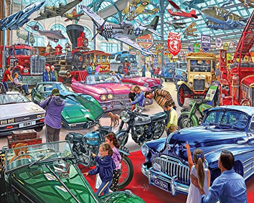 White Mountain Puzzle Visiting Die Museum, 1000 Teile Puzzle