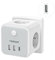 TESSAN Ladron Enchufes con USB C, 6 en 1 Cubo Cargador Ladrón Enchufes, Triple Multiple con 3 USB, Multiple Pared con Interruptor, Regleta Pared Compatible con Phone, Pad, Hogar Oficina