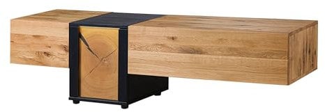 MASSIVMOEBEL24.DE KITZBÜHEL Lowboard Wildeiche Natur geölt/lackiert - Verschiedene Größen, Farbe:Natur geölt/lackiert, Größe:170x52x52 cm (BxTxH)