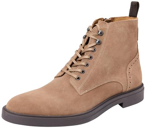 BOSS Calev_Halb_brsd, Mezzo_Stivale Uomo, Medium Beige, 44 EU