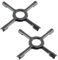 Gas Hob Ceramic Pan Support Moka Trivet Stand To Fit Smeg 130mm (Pack Of 2)