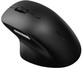 Rapoo Wireless Mouse (compact, wireless, Bluetooth, USB A, DPI 3600, 34buttons, silent, mouse, optical) black