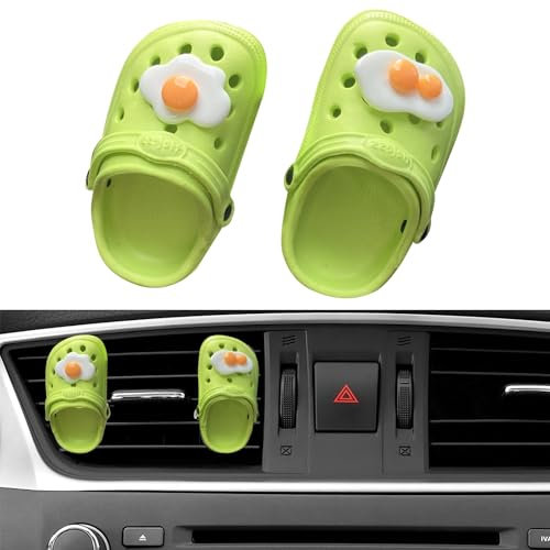 Auto Duft Air Vent Clips, 2 Stück Auto Aromatherapie Ätherisches Öl Diffusor Mini Niedlich Schuhe Dekoration Klimaanlage Outlet Clip Air Freshener Clip für Auto, wohnzimmer, Büro