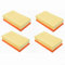 EpheyFIF Filtri piatti per aspirapolvere, per Hilti VC 20 U, VC 40, U, UM (LF 4), filtri lamellari piatti accessori (4 pezzi)