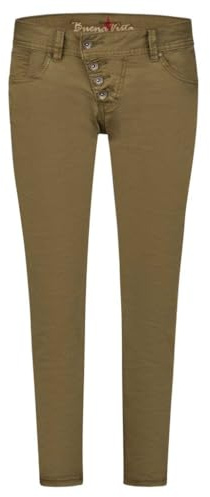 Buena Vista Damen Malibu 7/8 Stretch Twill Hose - Granite 4579