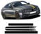 AMG Edition 1 Seitenstreifen Rockaufkleber Motorhaube Dach Kofferraum Body Kit Aufkleber, für B=enz C-Klasse W205 C63 C43 C205 A205 S205