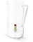 Wd Lifestyle - Caraffa in Vetro Borosilicato 1,2l con Decorazione Interna a Forma di Pupazzo di Neve