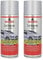 NIGRIN Lackspray, 400 ml, Autolack Silber, schützt Felgen und Karosserie vor Rost, schnell trocknend (Packung mit 2)
