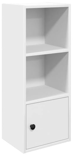 vidaXL Bücherregal Weiß 31x24x77 cm Holzwerkstoff