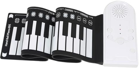 TOYANDONA Clavier Piano Pliable Portable Touches Silicone Avec Haut-parleur Intégré Clavier Électronique Roulable Léger Pour Débutants Et Amateurs De Musique Voyage