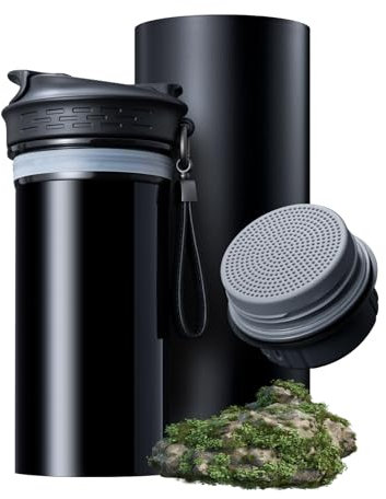 Profi Outdoor Wasserfilter Flasche XL [800ml] mit 2000L Filterkapazität, Patentierte Mikroporentechnologie, entfernt 99,99% aller Bakterien und filtert Viren, Partikel und Schwermetalle