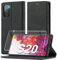 Ailicici für Samsung Galaxy S20 Hülle Leder, Mit Schutzfolie, Handyhülle für Samsung S20 Klapphülle Klappbar Flip Wallet Stoßfeste Case Cover Schutzhülle für Samsung 5G S20 Holster