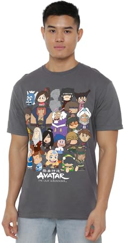 Avatar The Last Airbender Chibi Group Unisex T Shirt