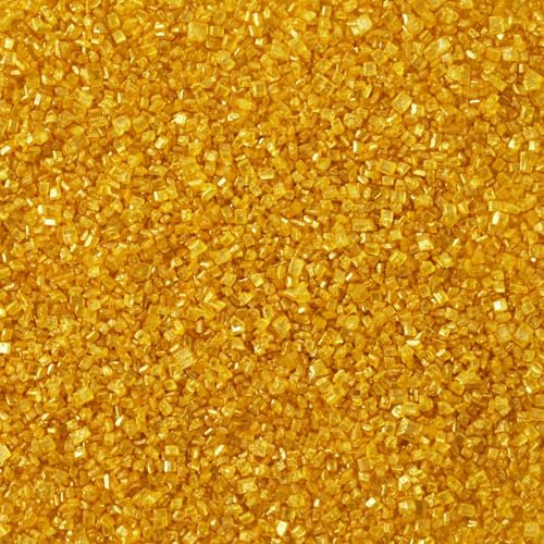 Essbare Zucker streusel 120g Gold Dessert Streusel Süßigkeiten Kuchen Cupcake Topper Cookie-Dekorationen Süße Persönlichkeiten Zuckerstreusel für Hochzeiten und tägliche Kuchendekorationen