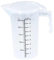 Misurino in plastica, contenitore dosatore da cucina, misurino chimico, 100/250/500 ml, contenitore per liquidi (250 ml)